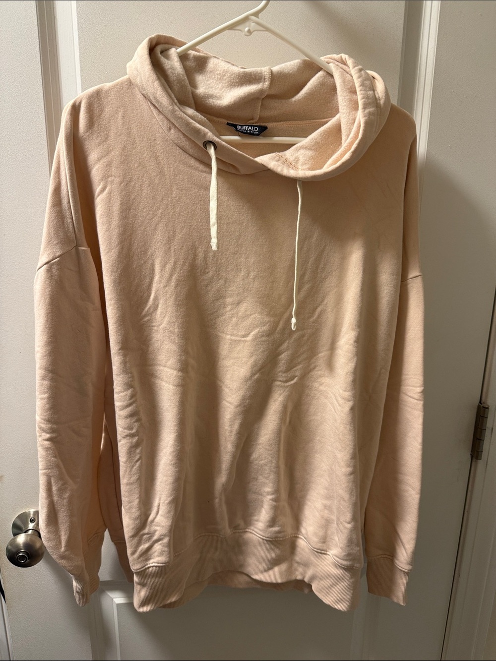 Buffalo David Bitton Blush/Peach Color Pullover Hoodie